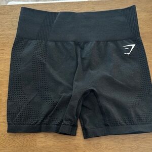 Gymshark Black Seamless High-Waist Bike Shorts